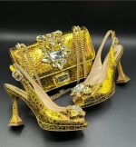 Luxury Italian Shoe & Bag - yellow