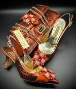 Luxury Italian Shoe & Bag - Red