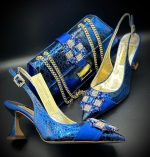 Luxury Italian Shoe & Bag - - Royal Blue